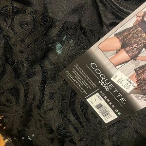 size small black lace